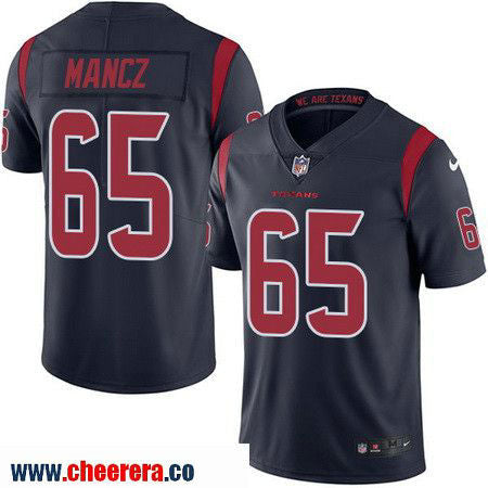 Greg Mancz Houston Texans navy Color Rush jersey
