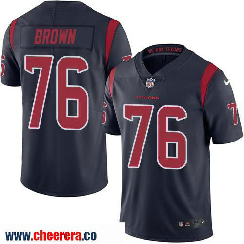 Duane Brown Houston Texans navy Color Rush jersey