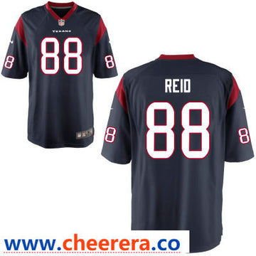Jordan Akins Houston Texans navy Game jersey