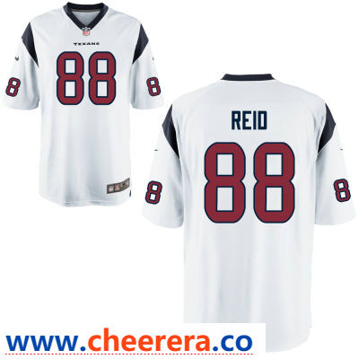 Jordan Akins Houston Texans white Game jersey