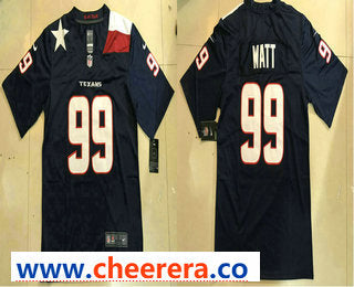 J.J. Watt Houston Texans navy Vapor jersey