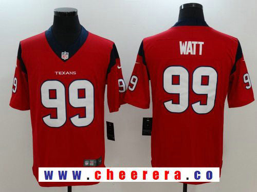 J.J. Watt Houston Texans red Vapor jersey