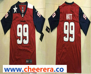 J.J. Watt Houston Texans red Vapor jersey