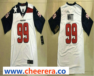 J.J. Watt Houston Texans white Vapor jersey