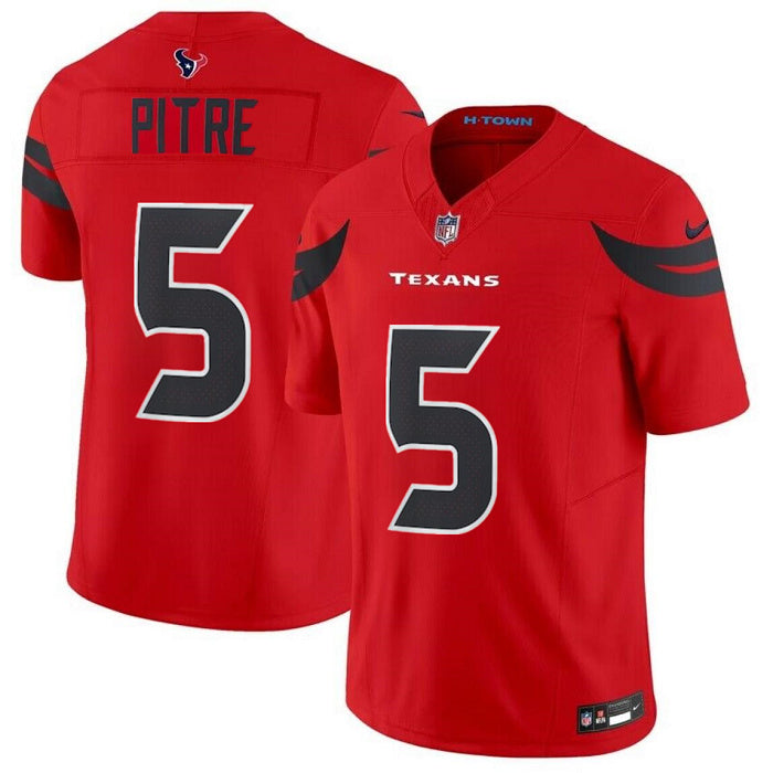 Jalen Pitre Houston Texans red Vapor jersey