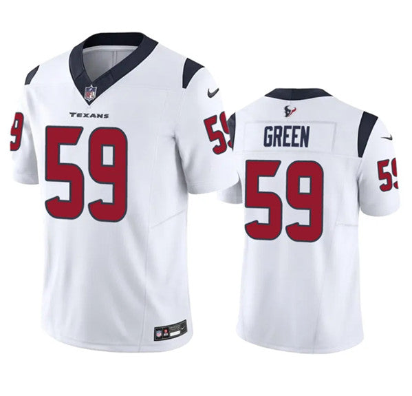 Custom Houston Texans white Vapor jersey