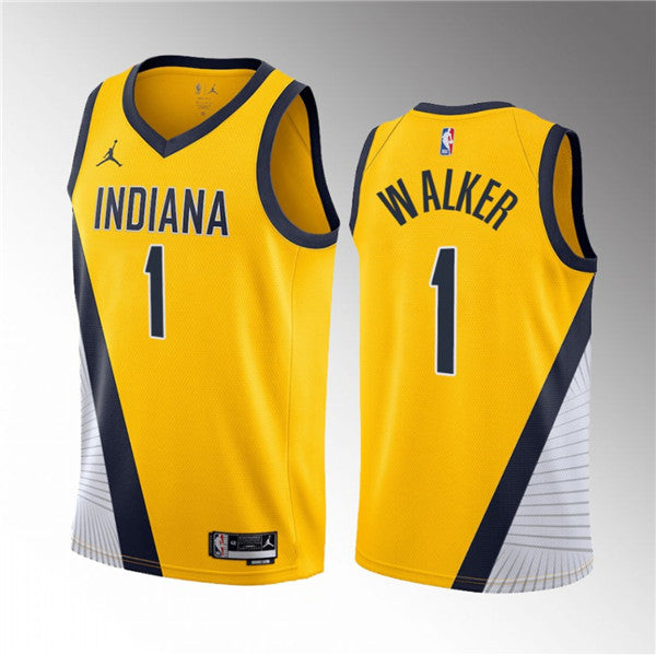 Jarace Walker Indiana Pacers yellow jersey