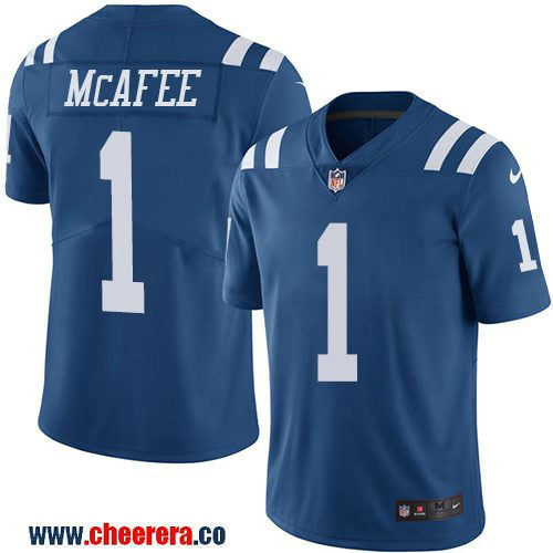 Pat McAfee Indianapolis Colts royal Color Rush jersey