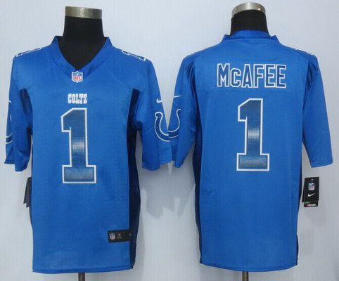 Pat McAfee Indianapolis Colts royal Fashion jersey