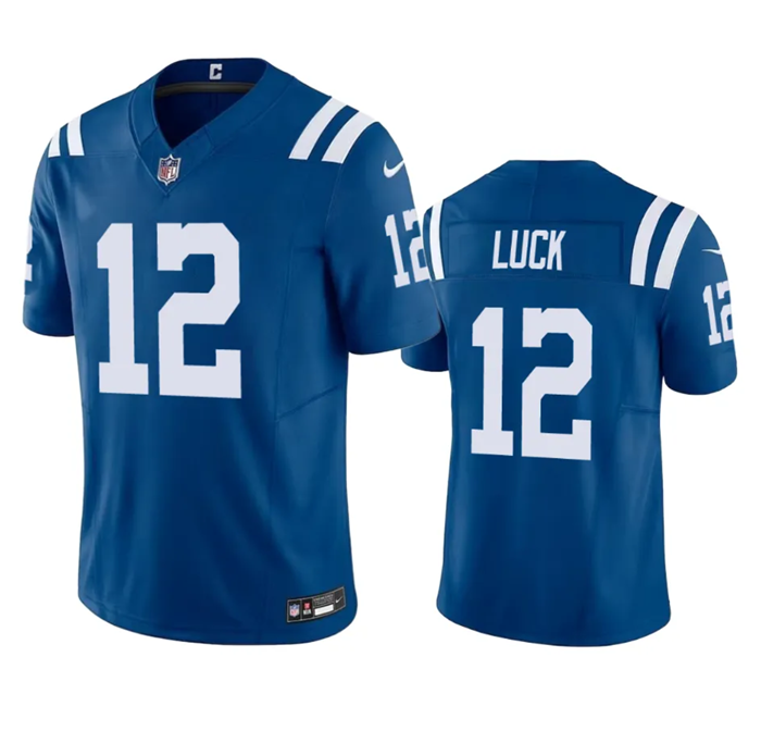 Andrew Luck Indianapolis Colts blue Vapor jersey