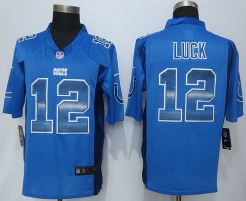 Andrew Luck Indianapolis Colts blue Fashion jersey