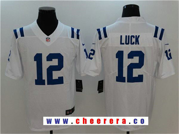 Andrew Luck Indianapolis Colts white Vapor jersey