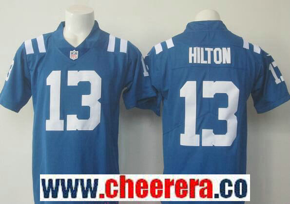 T.Y. Hilton Indianapolis Colts royal Color Rush jersey
