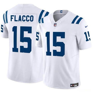 Joe Flacco Indianapolis Colts white Vapor jersey