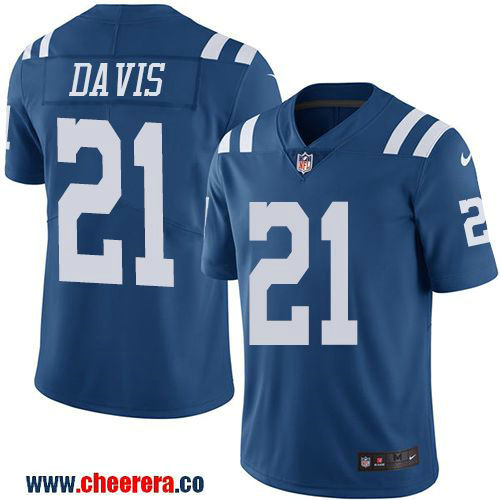 Vontae Davis Indianapolis Colts royal Color Rush jersey