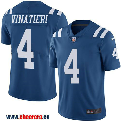 Adam Vinatieri Indianapolis Colts royal Color Rush jersey