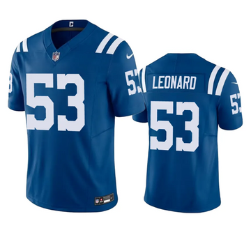 Shaquille Leonard Indianapolis Colts blue Vapor jersey