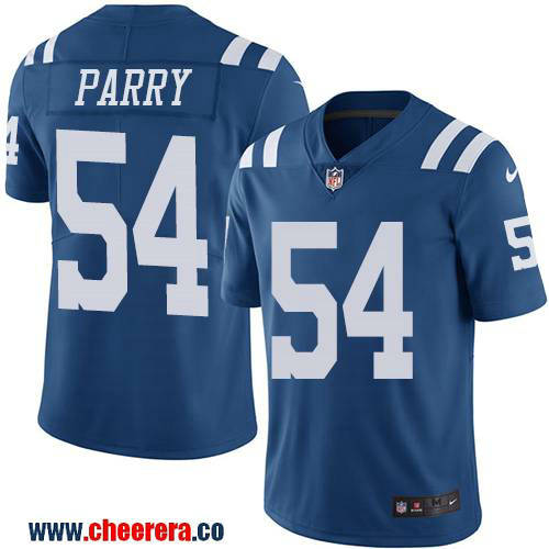 David Parry Indianapolis Colts royal Color Rush jersey