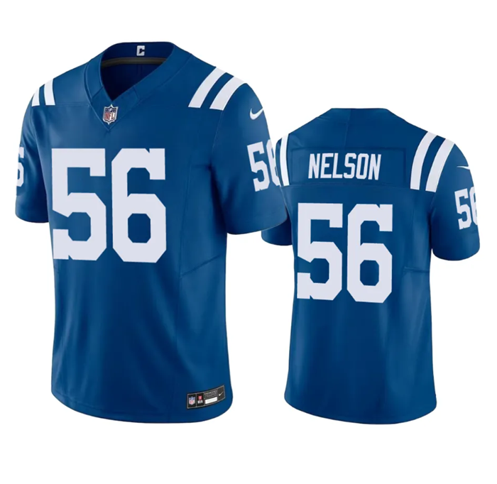Quenton Nelson Indianapolis Colts blue Vapor jersey