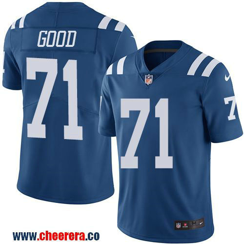 Denzelle Good Indianapolis Colts royal Color Rush jersey