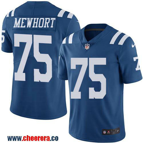 Jack Mewhort Indianapolis Colts royal Color Rush jersey