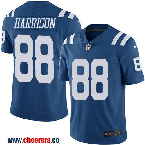 Marvin Harrison Indianapolis Colts royal Color Rush jersey