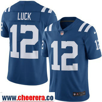 Andrew Luck Nike Indianapolis Colts royal Color Rush jersey