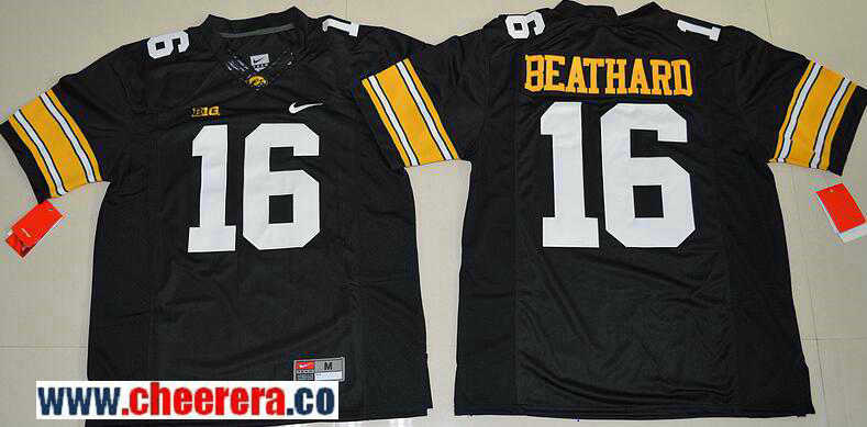 C. J. Beathard Iowa Hawkeyes black Limited jersey
