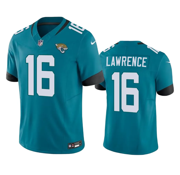 Trevor Lawrence Jacksonville Jaguars teal Vapor jersey