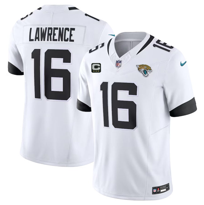 Trevor Lawrence Jacksonville Jaguars white Vapor jersey