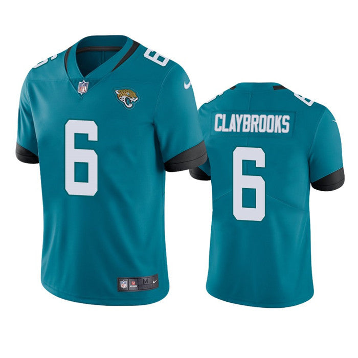 Chris Claybrooks Jacksonville Jaguars teal Vapor jersey