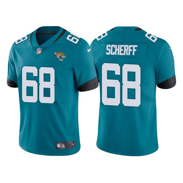 Brandon Scherff Jacksonville Jaguars teal Vapor jersey