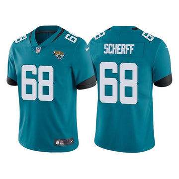 Brandon Scherff Jacksonville Jaguars teal Vapor jersey