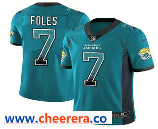 Nick Foles Jacksonville Jaguars teal Color Rush jersey