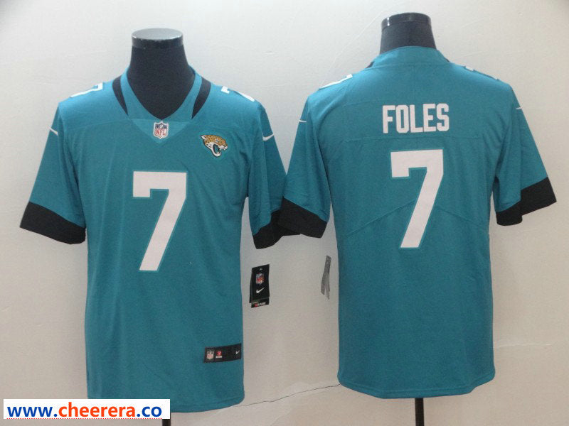 Nick Foles Jacksonville Jaguars teal Vapor jersey