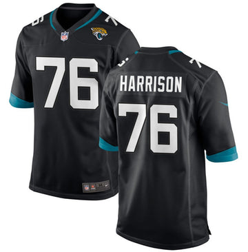 Anton Harrison Jacksonville Jaguars black Game jersey