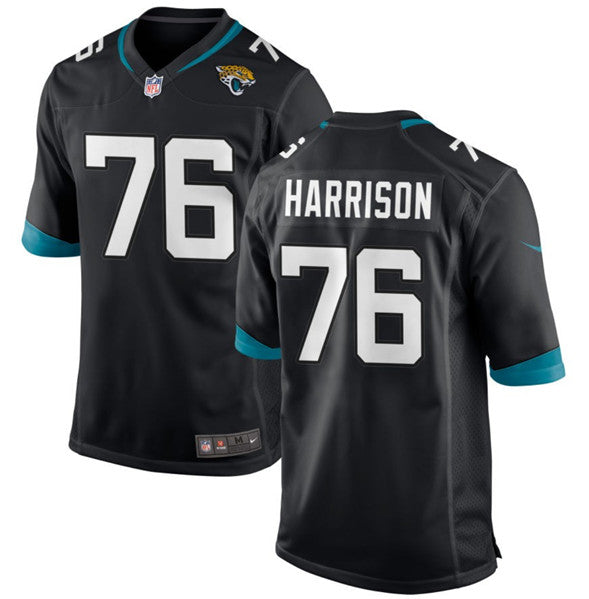Anton Harrison Jacksonville Jaguars black Game jersey