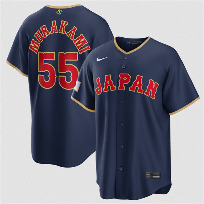 Munetaka Murakami Japan Baseball navy Classic jersey