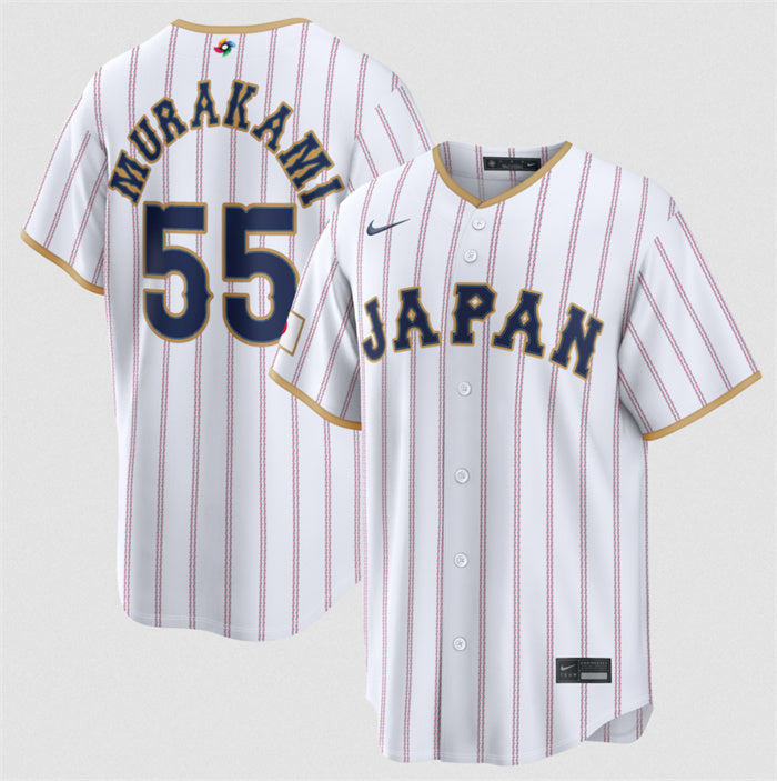 Munetaka Murakami Japan Baseball white Classic jersey
