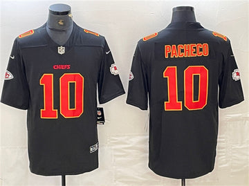 Isiah Pacheco Kansas City Chiefs black Vapor jersey