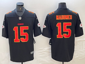 Patrick Mahomes Kansas City Chiefs black Vapor jersey