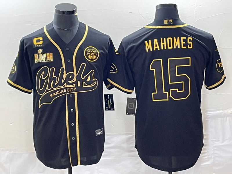 Patrick Mahomes Kansas City Chiefs black jersey