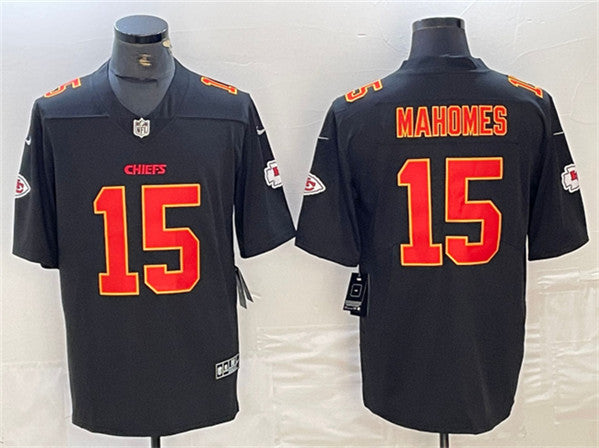 Patrick Mahomes Kansas City Chiefs black Vapor jersey