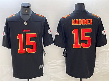 Patrick Mahomes Kansas City Chiefs black Vapor jersey