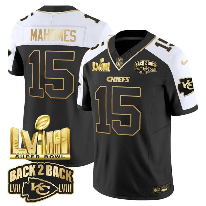 Patrick Mahomes Kansas City Chiefs black Vapor jersey