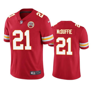 Trent McDuffie Kansas City Chiefs red Vapor jersey