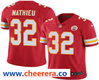 Tyrann Mathieu Kansas City Chiefs red Vapor jersey