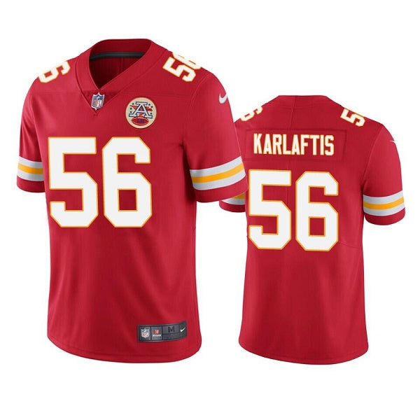 George Karlaftis Kansas City Chiefs red Vapor jersey