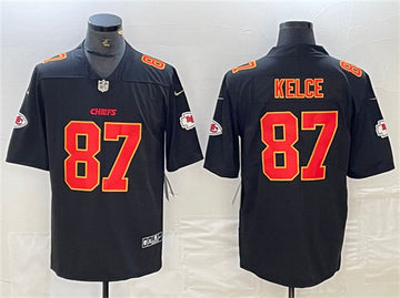 Travis Kelce Kansas City Chiefs black Vapor jersey