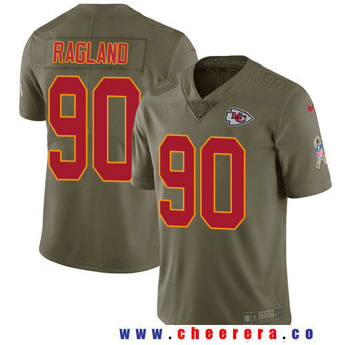Reggie Ragland Kansas City Chiefs olive Salute To Service jersey